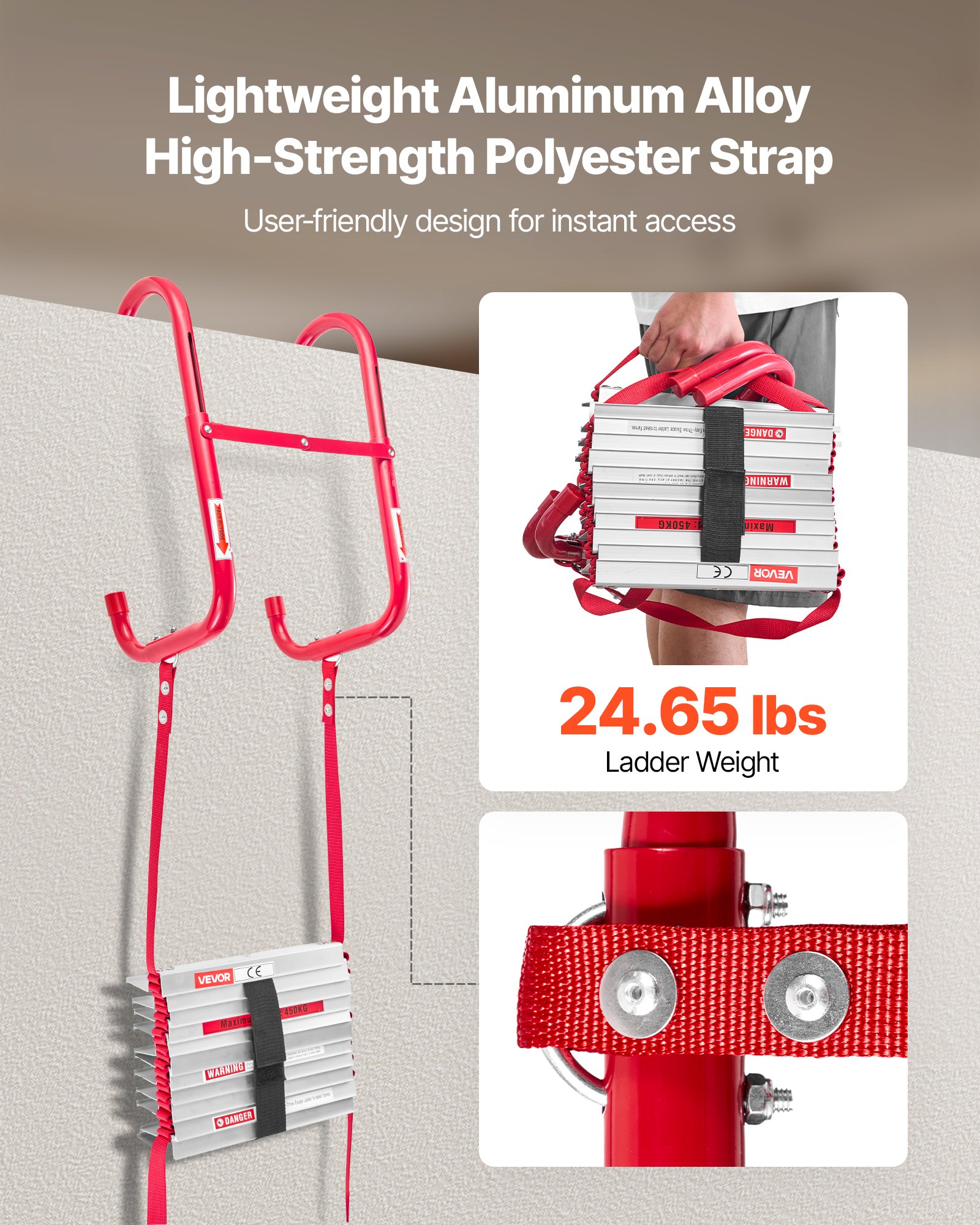 Fire Escape Ladder, 5-6 Story  - Fire Escape Ladder 评论和价格