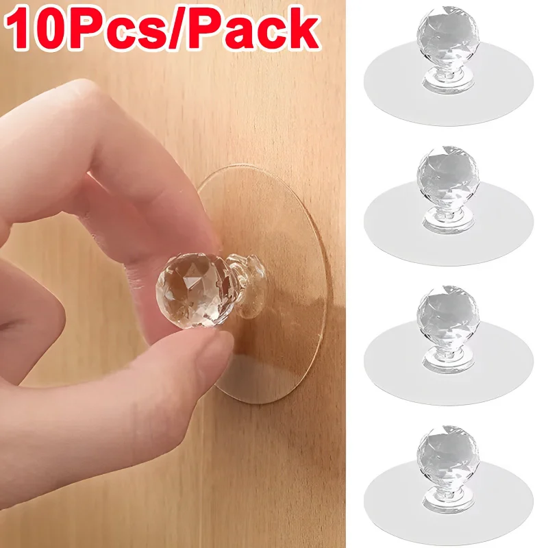 2/10Pcs Punch-free Drawer Knob - Window Lock Bar 评论和价格