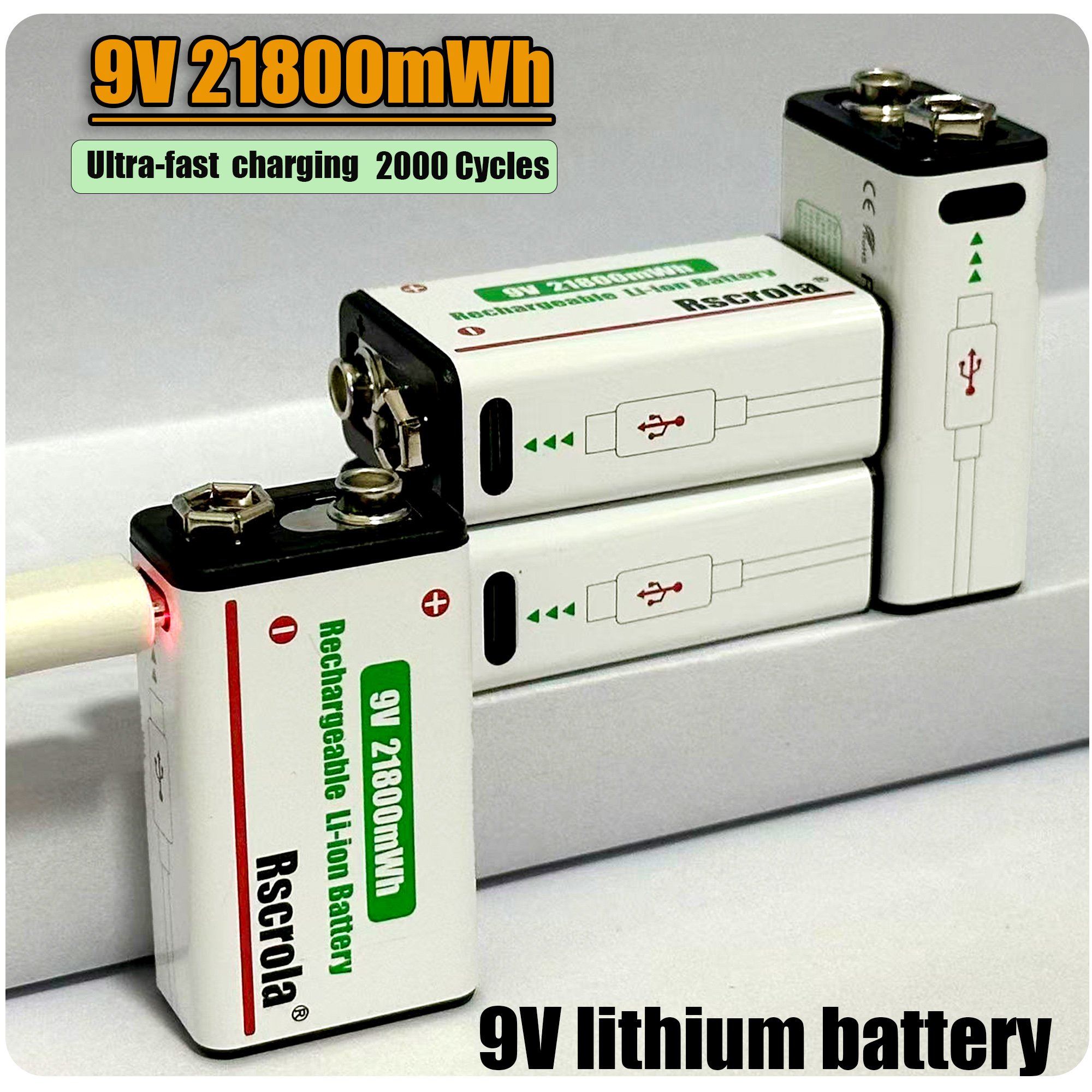 9V Lithium ion Rechargeable Ba - Smoke Detector Interconnected 评论和价格
