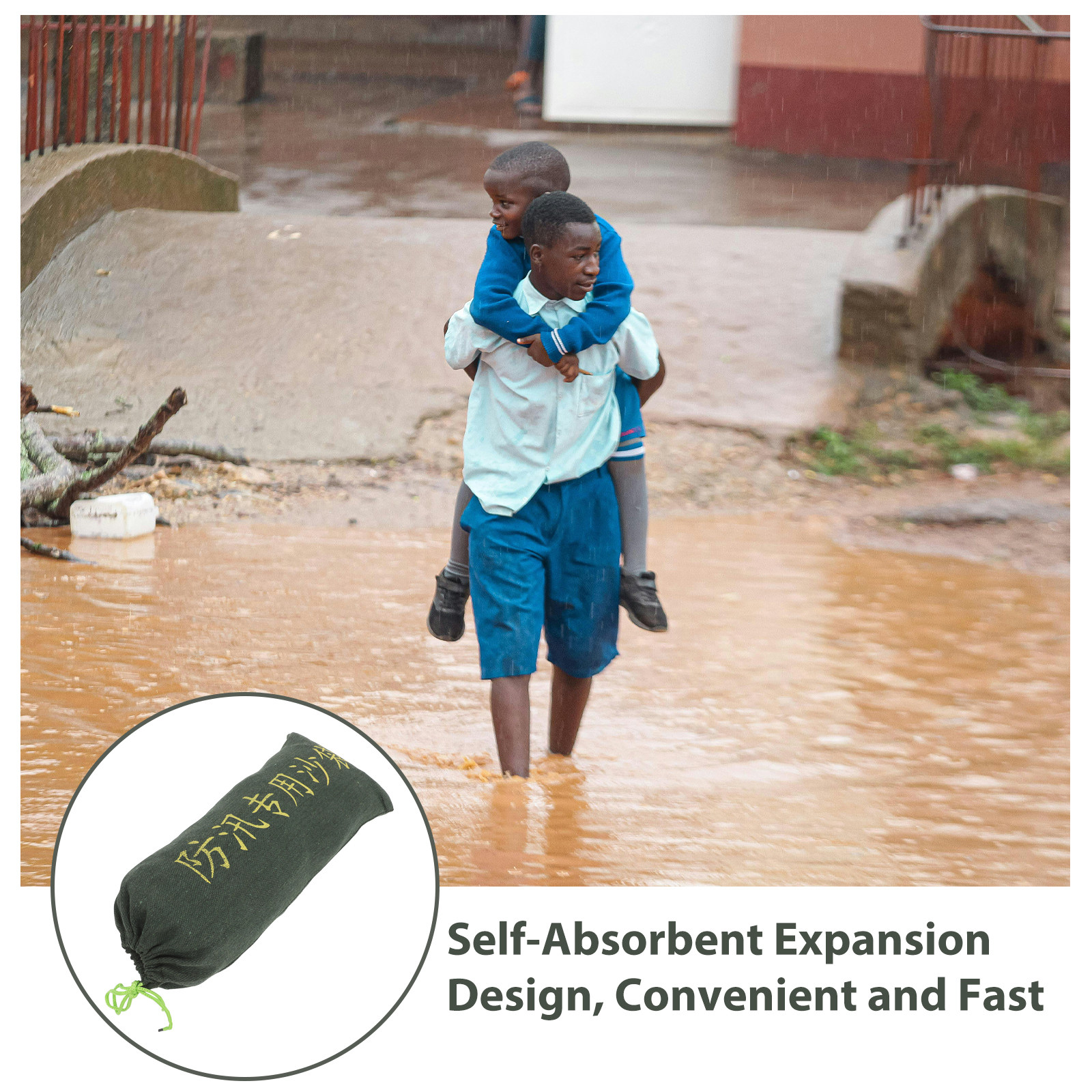 2Pcs Flood Control Absorbent S - Flood Barrier Bag 评论和价格