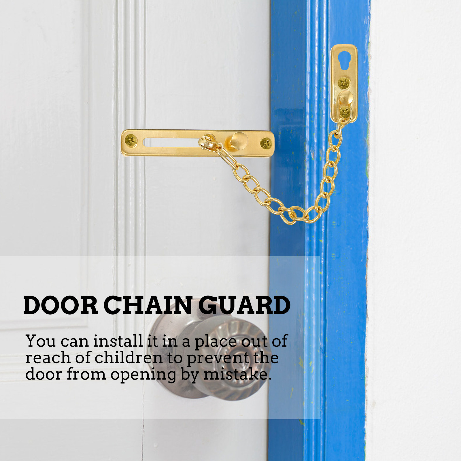 1Set Heavy Duty Stainless Stee - Security Chain Door 评论和价格