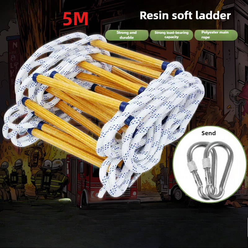 5M Resin Rope Ladder Aerial Wo - Fire Escape Ladder 评论和价格