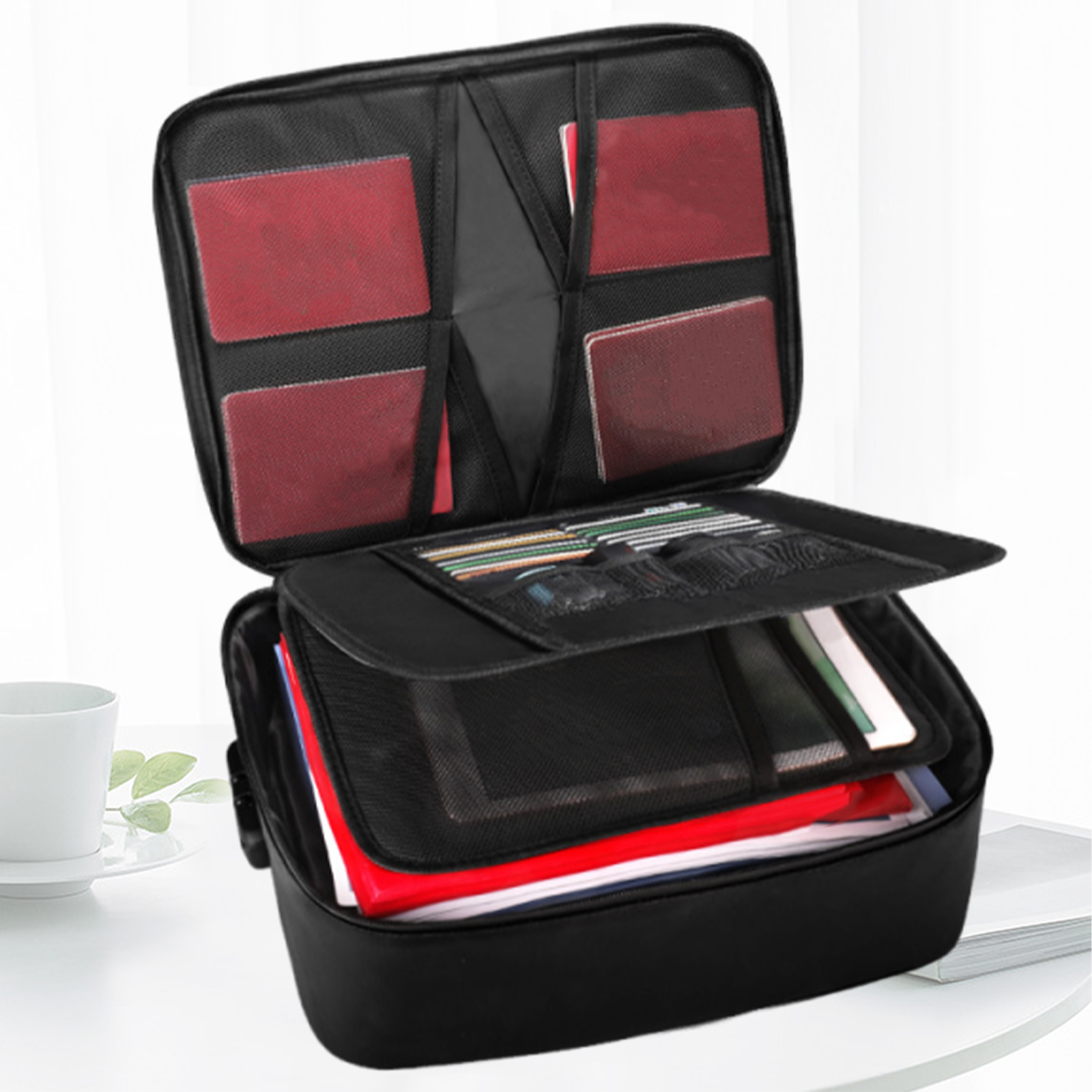 Fireproof Document Bag with Lo - Fire Safe Document 评论和价格