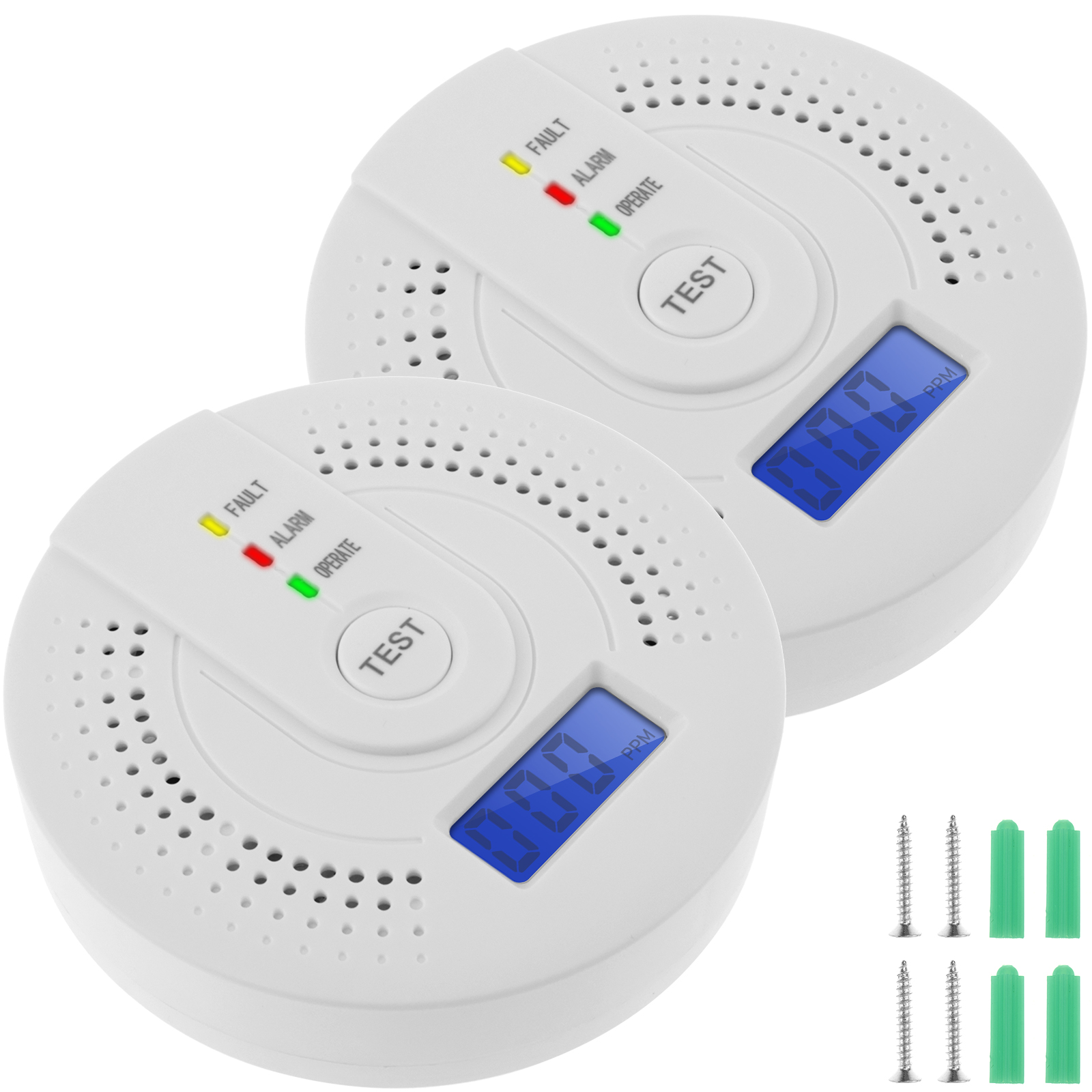 Independent CO Alarm Sensor Ca - Smoke Detector Interconnected 评论和价格