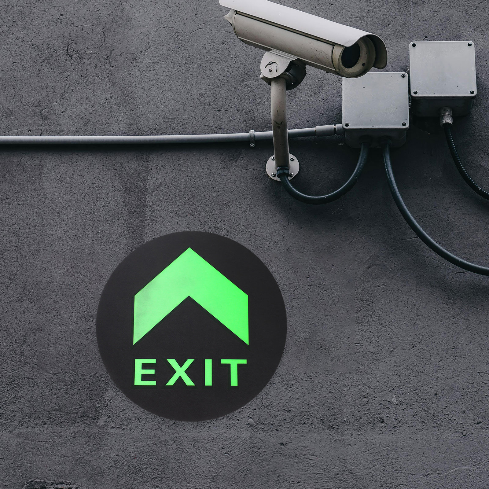 5Pcs Exit Sign Stickers Night  - Emergency Exit Sign 评论和价格