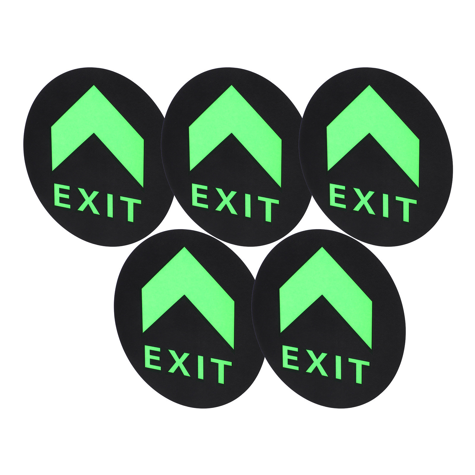 5Pcs Exit Sign Stickers Night  - Emergency Exit Sign 评论和价格