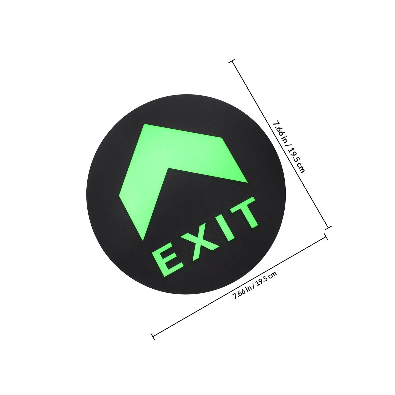 5Pcs Exit Sign Stickers Night  - Emergency Exit Sign 评论和价格
