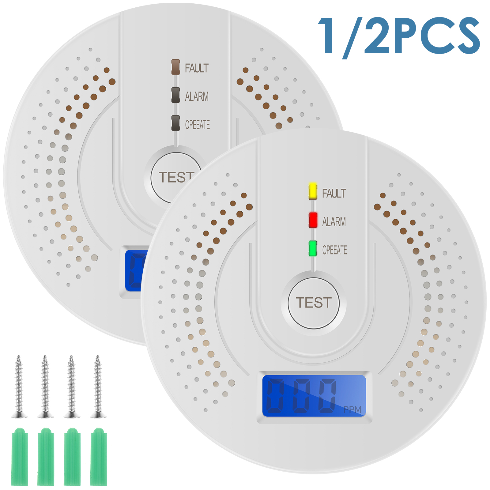 Independent CO Alarm Sensor Ca - Smoke Detector Interconnected 评论和价格