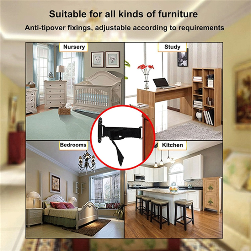 A93Z Furniture Anchors, Adjust - Earthquake Anchor Strap 评论和价格